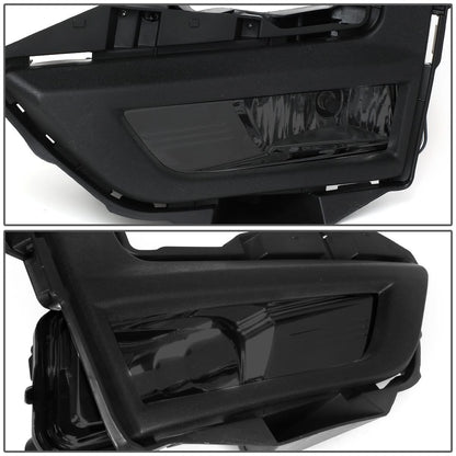 2017-2018 Nissan Rogue Smoke Fog Lights with Black Bezel