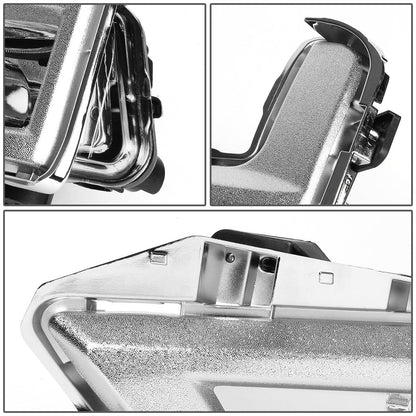 2017-2018 Nissan Rogue Fog Lights with Chrome Bezel