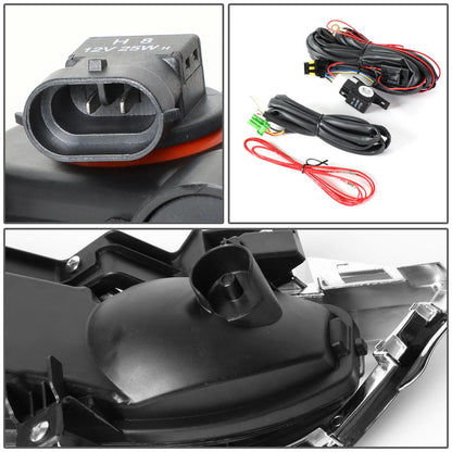 2017-2018 Nissan Rogue Smoke Fog Lights with Chrome Bezel