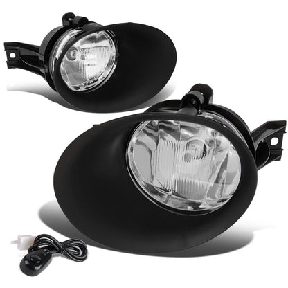 02-09 Dodge Ram Fog Lights w/ Switch & Bezel - Chrome/Clear
