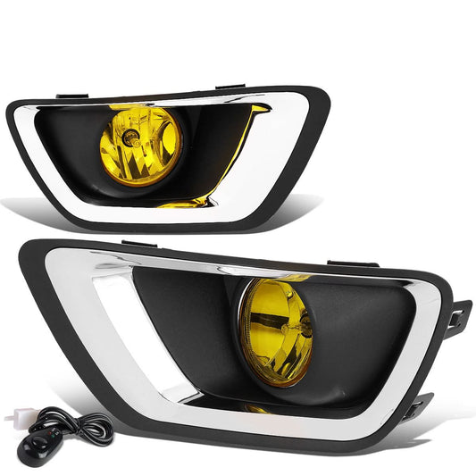 2015-2019 Chevrolet Colorado Fog Lights with Switch Chrome Bezel