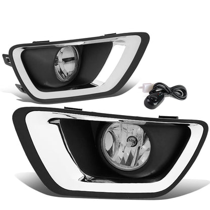2015-2019 Chevrolet Colorado Fog Lights with Switch Chrome Bezel