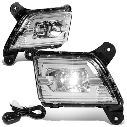 2019-2020 Chevrolet Silverado 1500 LED Fog Lights with Switch Chrome