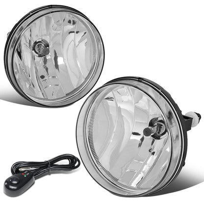 07-14 GMC Sierra Fog Lights with Switch - Chrome/Clear