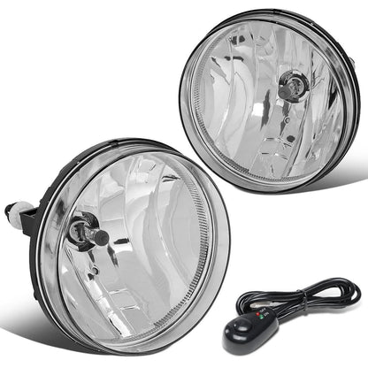 07-14 GMC Sierra Fog Lights with Switch - Chrome/Clear