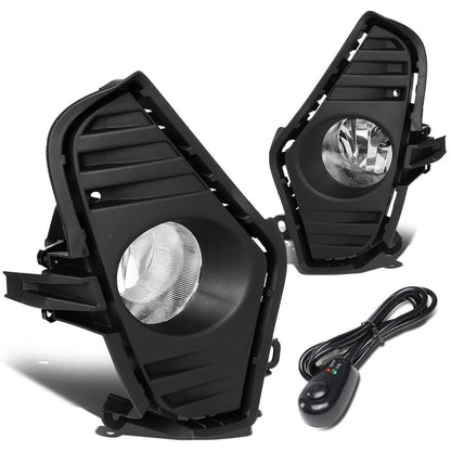 2019-2020 Toyota RAV4 Fog Lights with Switch Black Bezel Chrome