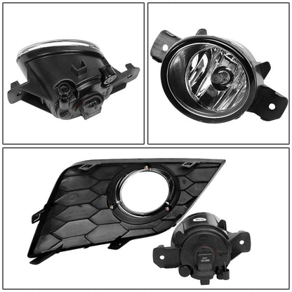 2016-2019 Nissan Sentra Fog Lights with Switch & Black Bezel