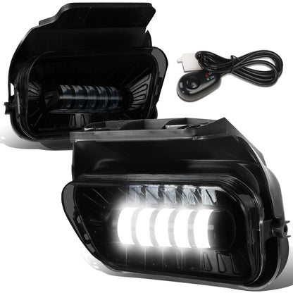2003-2007 Chevrolet Silverado / Avalanche LED Projector Fog Lights - Smoke