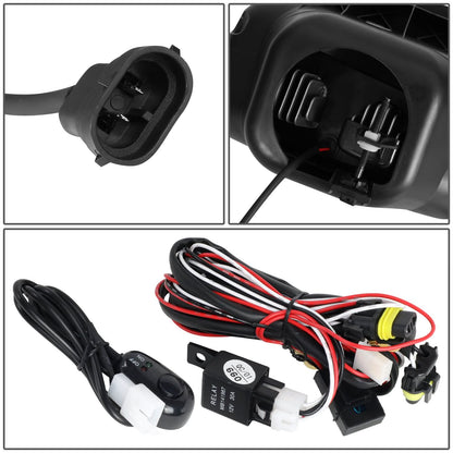 2003-2007 Chevrolet Silverado / Avalanche LED Projector Fog Lights - Smoke