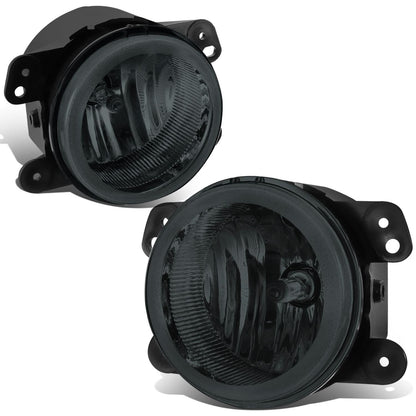 05-18 Chrysler Dodge Jeep Multi-Model Smoked Fog Lights H10 Bulb