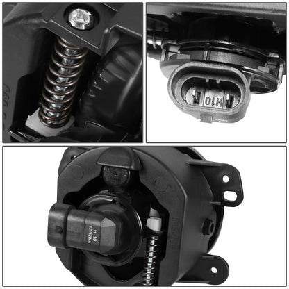 05-18 Chrysler Dodge Jeep Multi-Model Smoked Fog Lights H10 Bulb