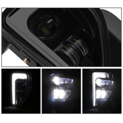 2016-2018 Chevrolet Silverado 1500 LED Fog Lights Smoke Lens