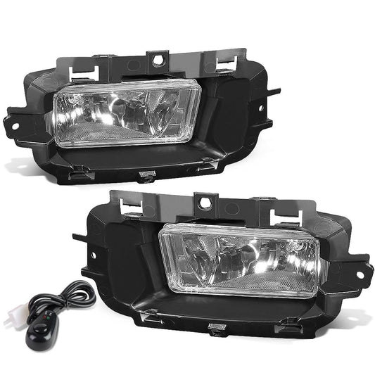 2014-2015 Chevrolet Silverado Fog Lights with Switch Chrome Clear