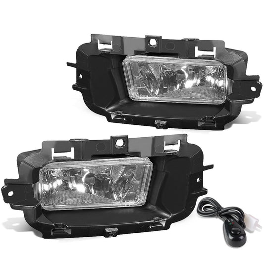 2014-2015 Chevrolet Silverado Fog Lights with Switch Chrome Clear