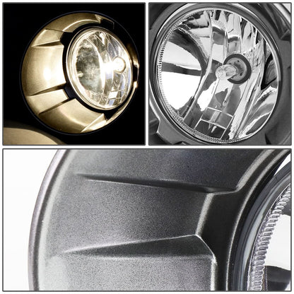 2010-2013 Chevrolet Camaro Fog Lights with Bezel - Chrome/Clear