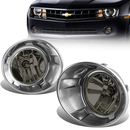 2010-2013 Chevrolet Camaro Smoke Fog Lights with Bezel 5202 Bulb