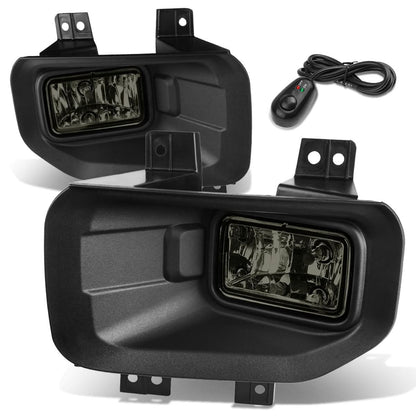 2015-2017 Ford F-150 Fog Lights with Switch and Bezel - Smoke