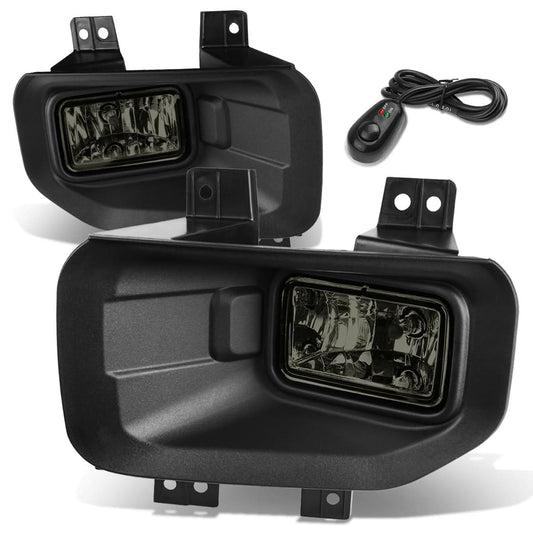 2015-2017 Ford F-150 Fog Lights with Switch and Bezel - Smoke