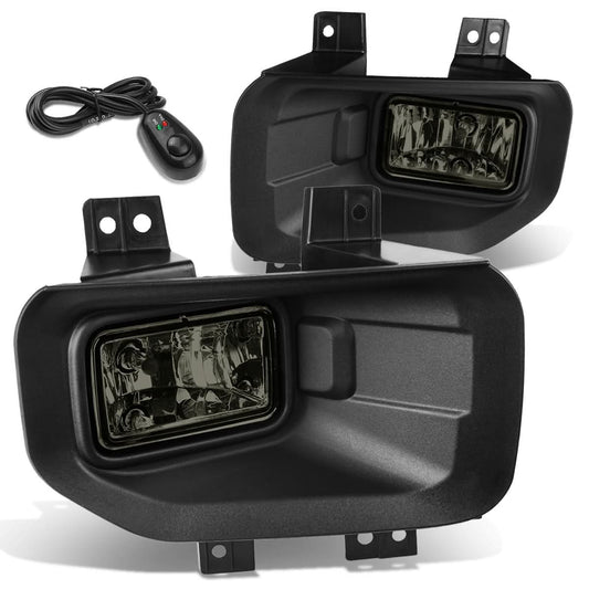 2015-2017 Ford F-150 Fog Lights with Switch and Bezel - Smoke
