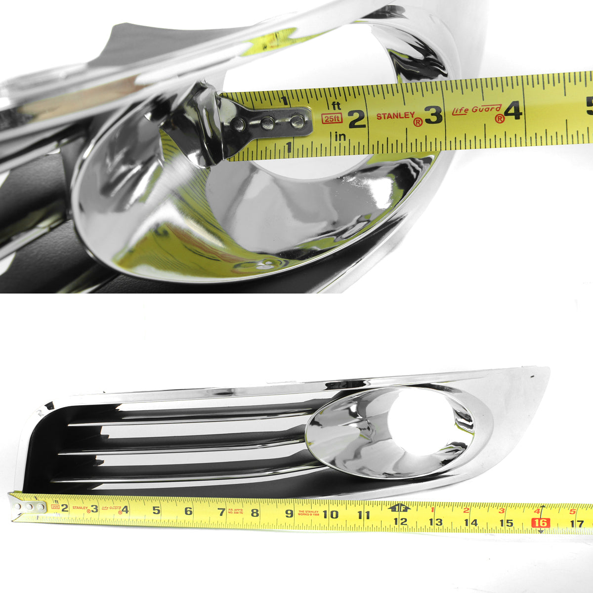 2006-2012 Chevrolet Impala LT/LTZ/SS Fog Lamp Covers (Chrome)