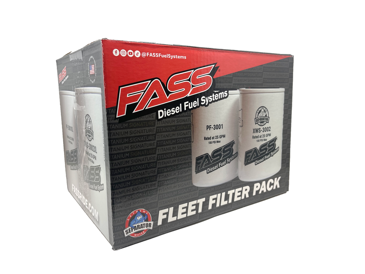 FASS Replacement Filter Pack 3 of XWS-3002 and 3 of PF-3001 FLEET FILTER PACK