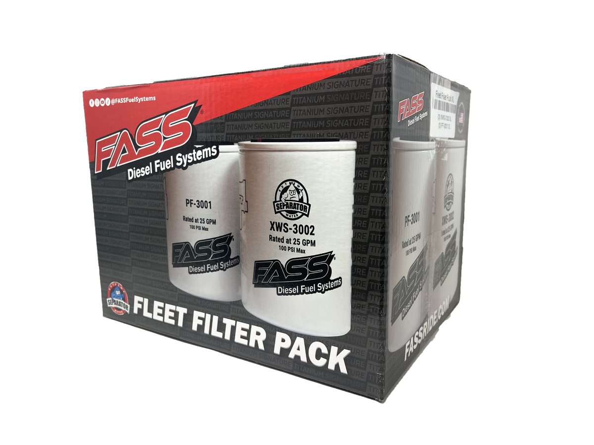 FASS Replacement Filter Pack 3 of XWS-3002 and 3 of PF-3001 FLEET FILTER PACK