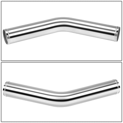 Universal Intercooler Piping Kit 8pc 2.50" Aluminum Steel Silicone