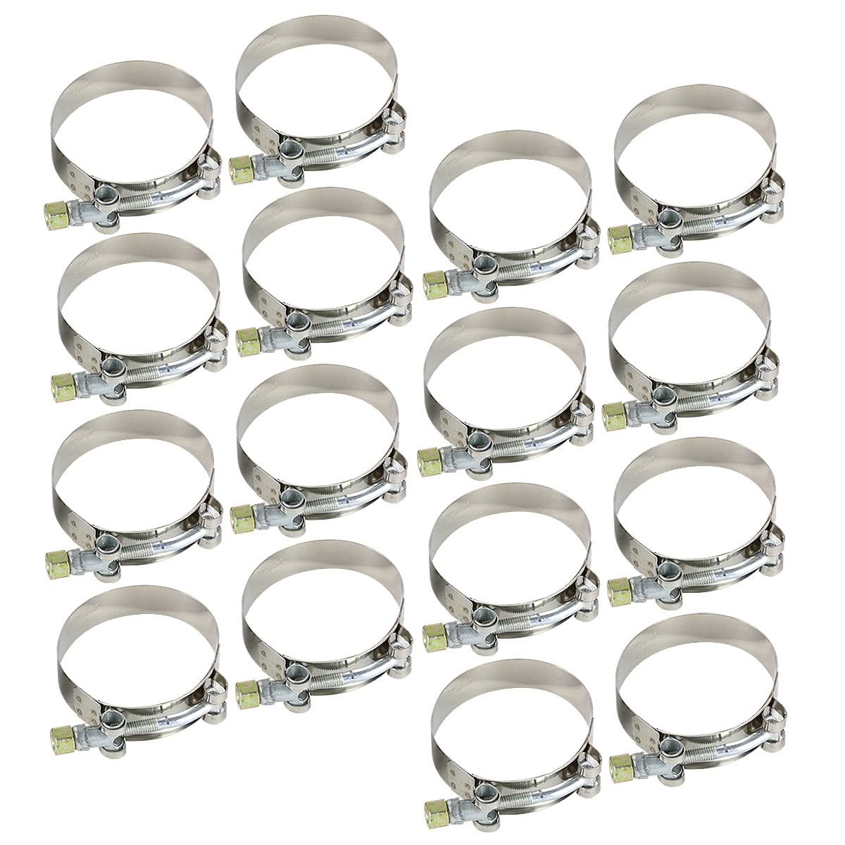 Universal 2.75" Aluminum Intercooler Piping Kit - 8PC with Hoses