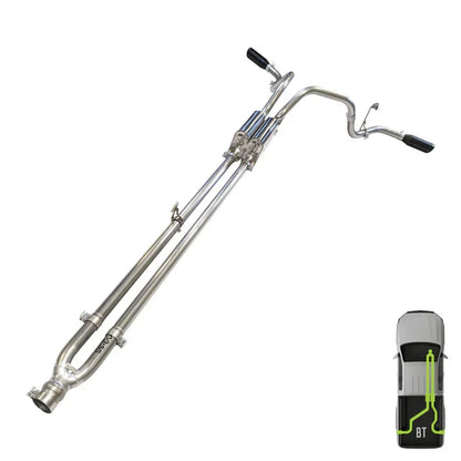 Ford, 2009-2020, 5.0L - Stainless - MPI Exhaust Cat-Back Dual Stainless Kit