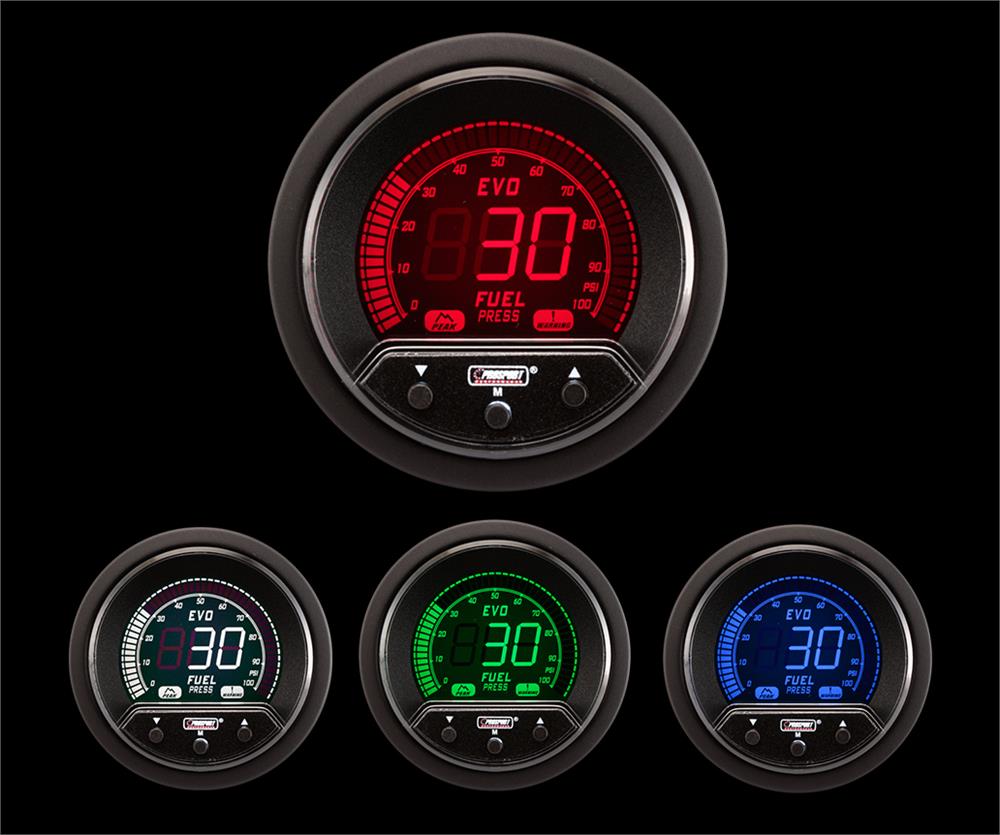 2-1/16" Premium Evo Electrical Fuel Pressure Gauge