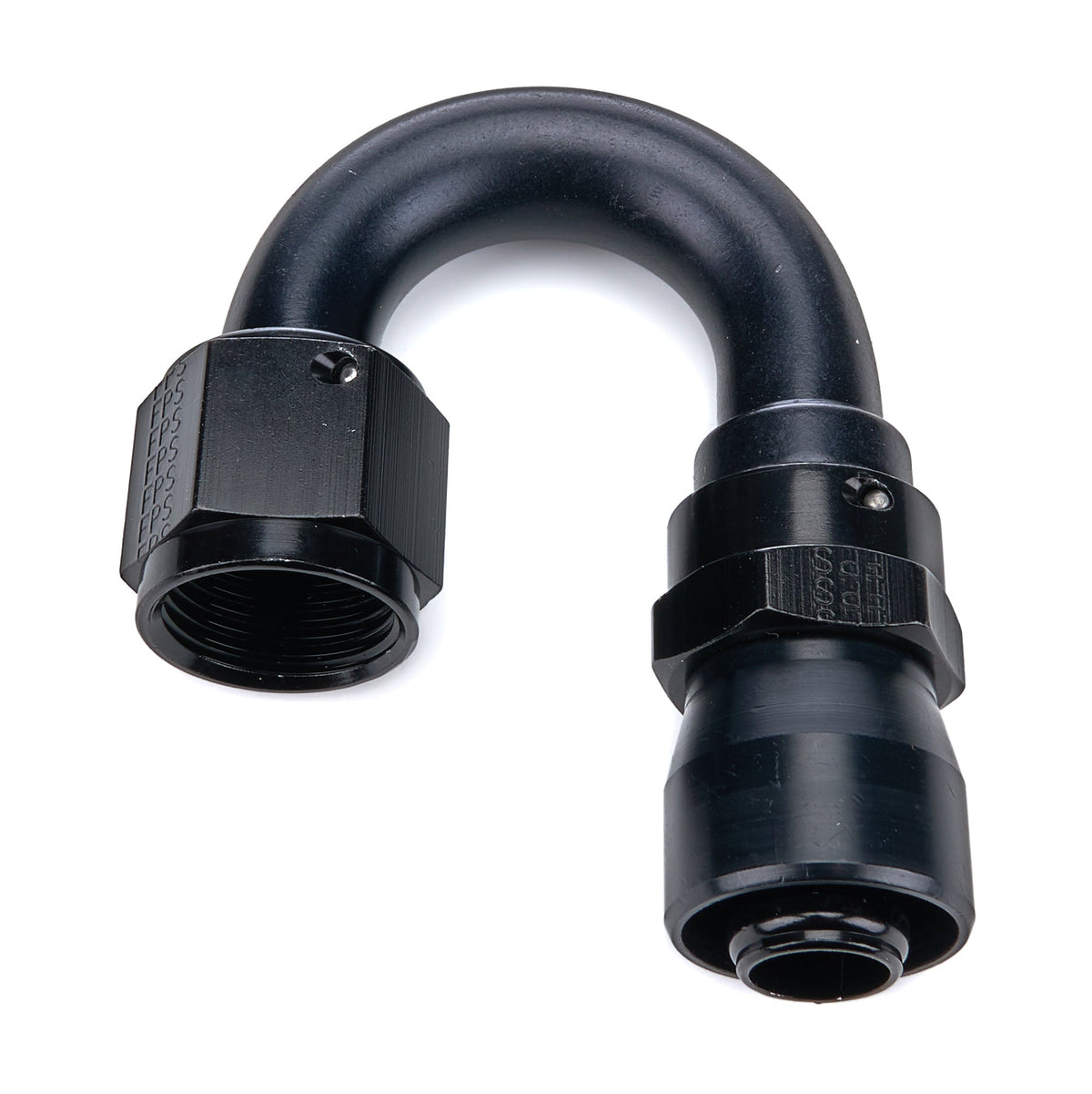 #10 180-Deg Crimp Hose Fitting