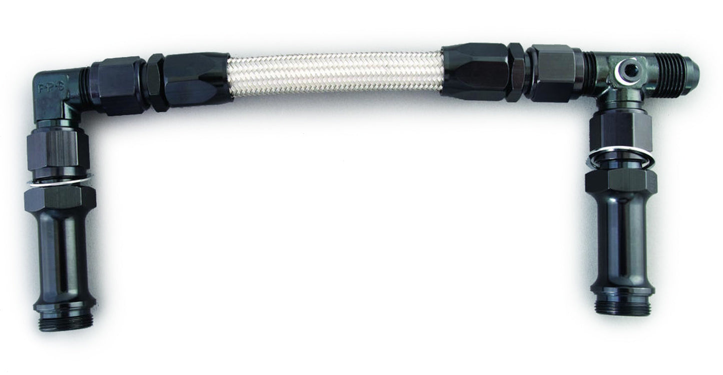 DUAL INLET FUEL LINE KIT BLK
