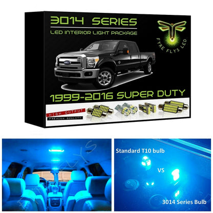 1999-2016 Ford Super Duty F250 F350 LED interior light kit 3014 Series