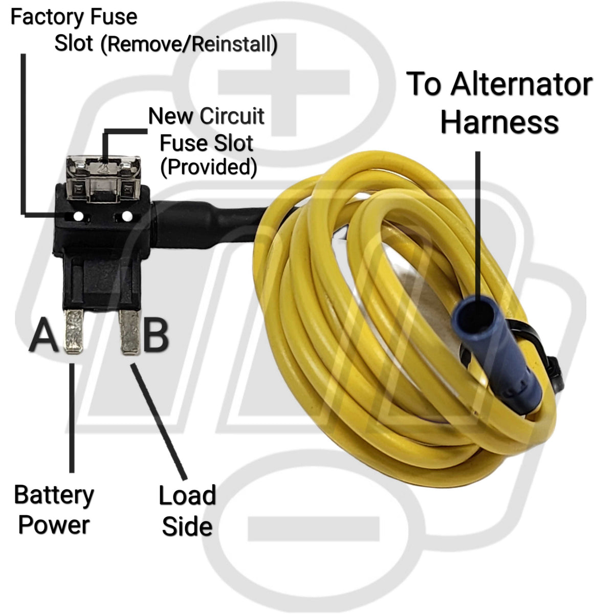 Mechman FT102 MICRO2 Fuse Tap - Includes 5 Amp Fuse and 4ft Wire Extension