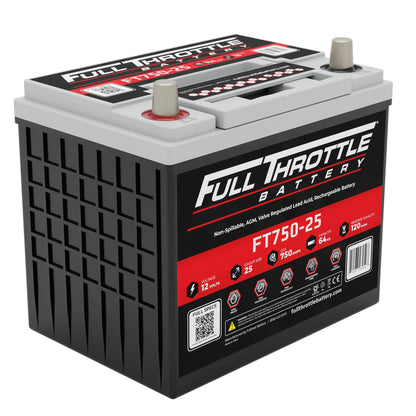 Full Throttle FT750-25 AGM Battery
