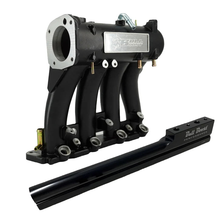 Bull Boost Performance Intake Manifold Kit for Honda D-Series SOHC D15 &amp; D16 Engines (Black)