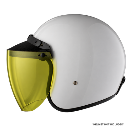 Flip Up Visor- Yellow