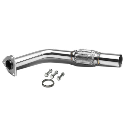 97-01 Toyota Flex Pipe 2.00" IN / 2.50" OUT 3-Bolt Flange+O2 Port