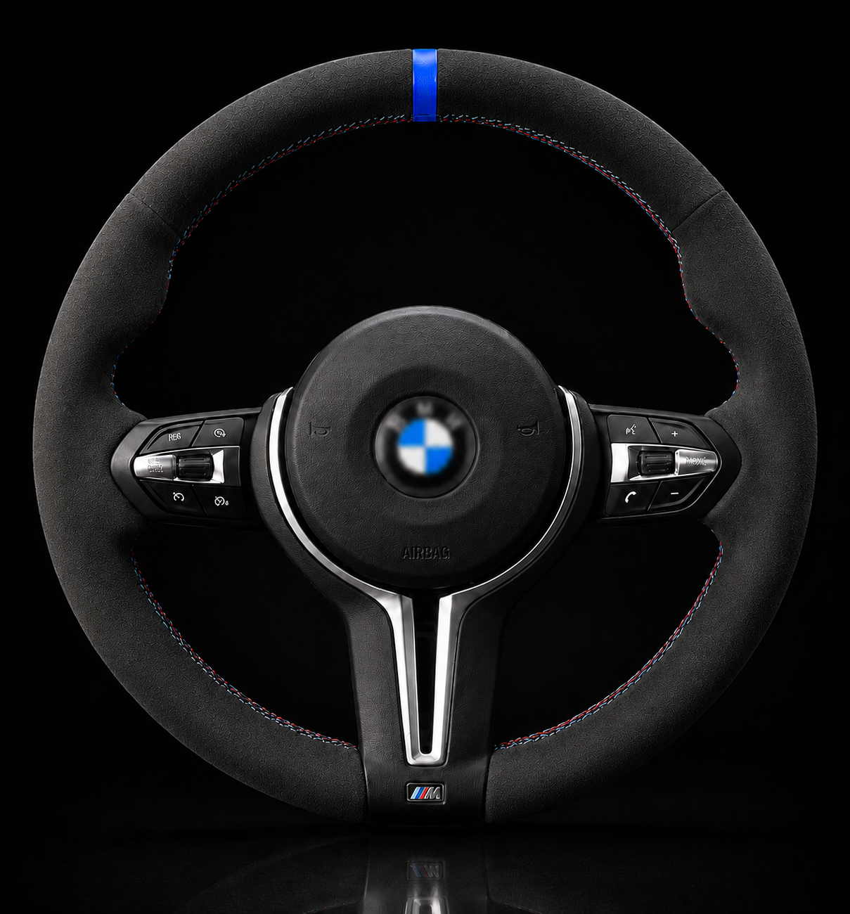 BMW F-Series Alcantara Suede Steering Wheel Cover DIY (Plain)