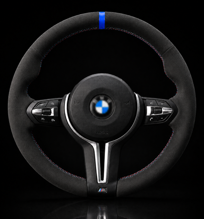 BMW F-Series Alcantara Suede Steering Wheel Cover DIY (Plain)