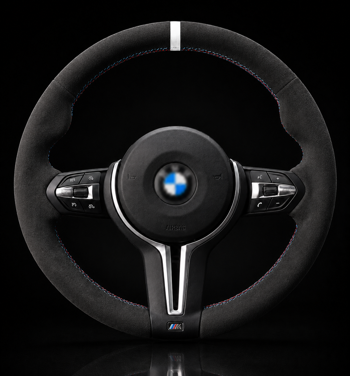 BMW F-Series Alcantara Suede Steering Wheel Cover DIY (Plain)