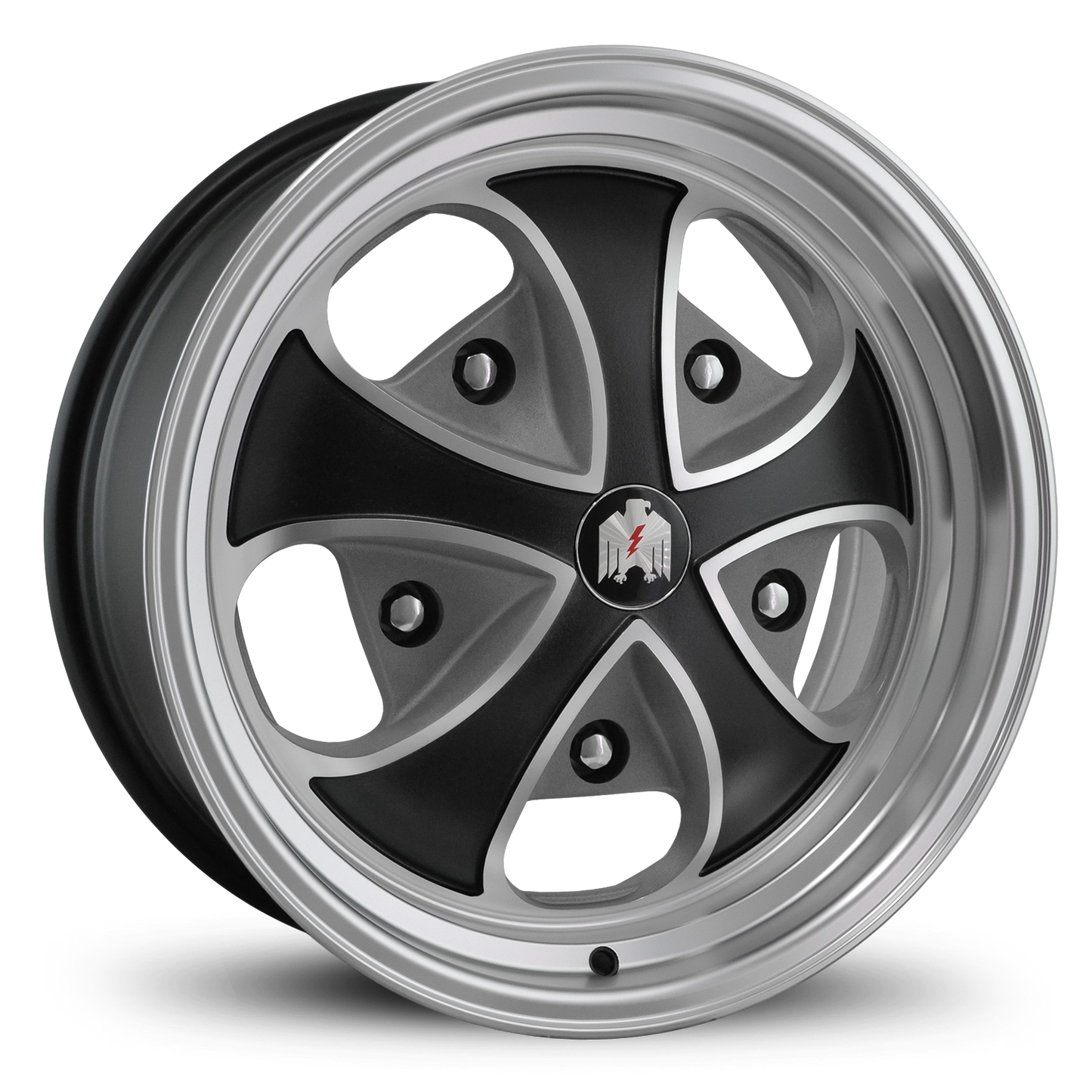 Klassik Rader Falcon 17x7 +20 5x205mm Satin Black/Machined Face&Lip