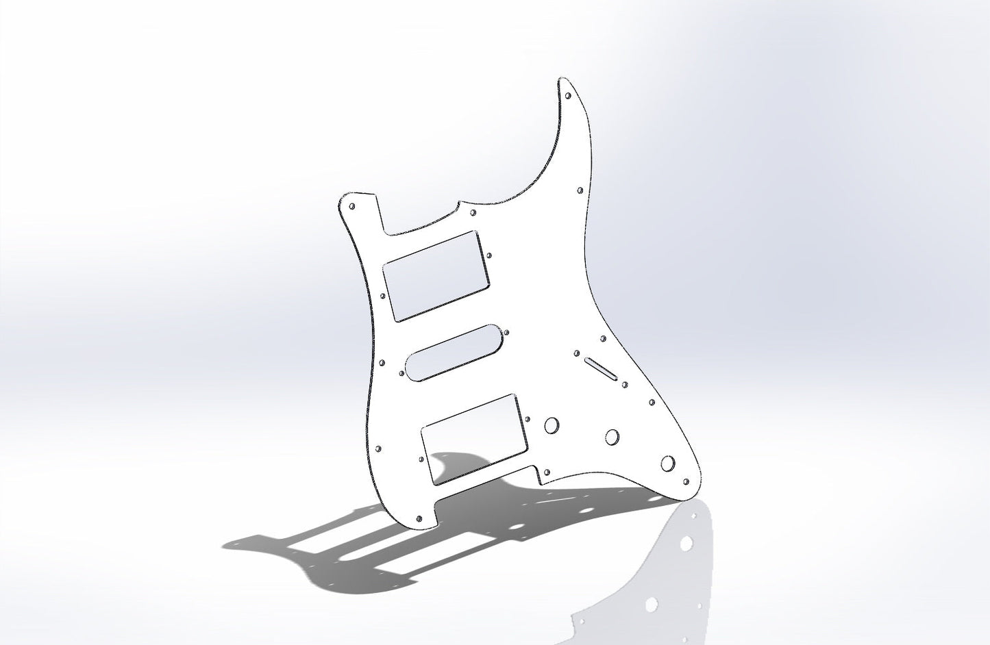 CARBON FIBER Pickguard for Fender® Stratocaster® Strat® USA MIM HSH 11-Hole