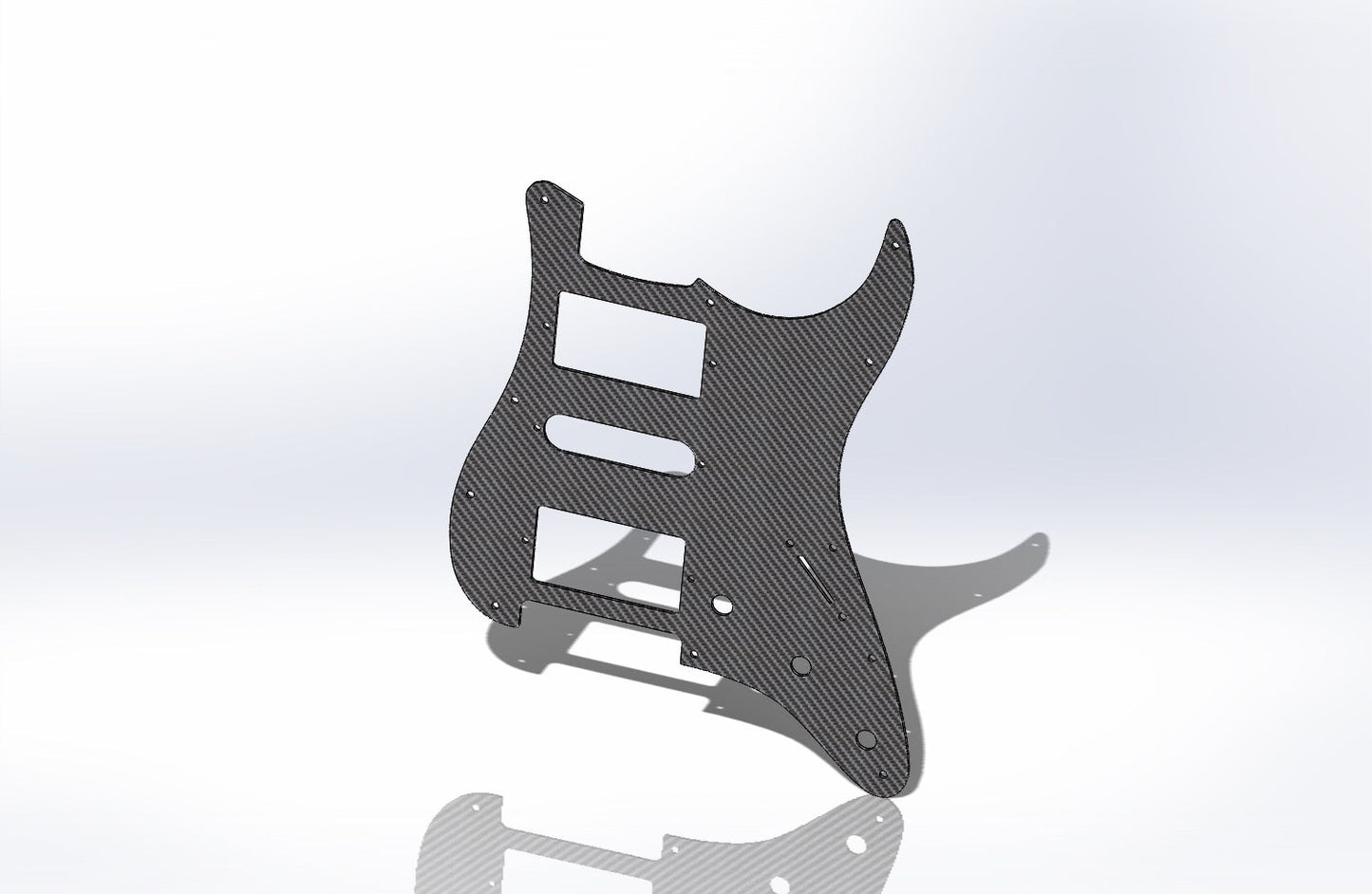 CARBON FIBER Pickguard for Fender® Stratocaster® Strat® USA MIM HSH 11-Hole
