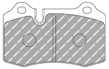 Ferodo FCP1348 Brake Pads (Rear)