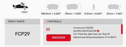 Ferodo FCP0029 Brake Pads