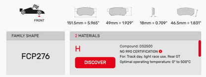 Ferodo FCP0276 Brake Pads