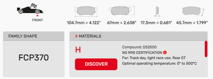 Ferodo FCP0370 Brake Pads