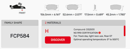 Ferodo FCP0584 Brake Pads