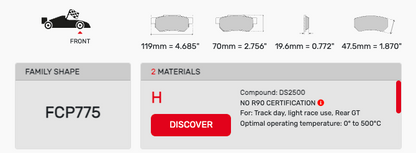 Ferodo FCP0775 Brake Pads